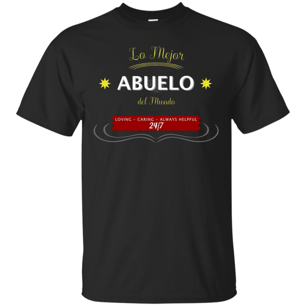 Funny-Abuelo-Shirt-Lo-MEJOR-ABUELO-del-Mundo-T-Shirt-Gift