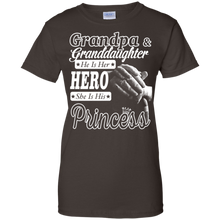 Grandpa-_-Granddaughter-Hero-and-Princess-T-Shirt