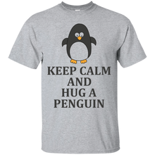 Cool-Design-KEEP-CALM-AND-HUG-A-PENGUIN-T-shirt