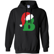 Christmas-Santa-Hat-Letter-B-Monogram-Holiday-T-shirt