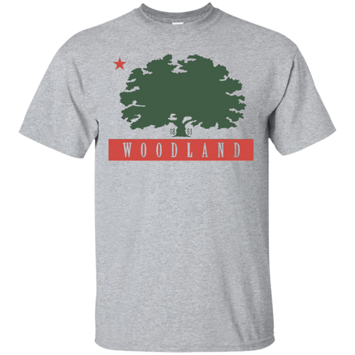 Flag-of-Woodland-California-state-USA-T-Shirt