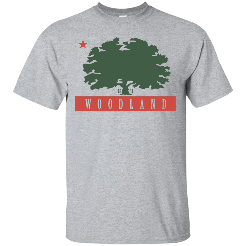 Flag-of-Woodland-California-state-USA-T-Shirt