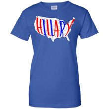 Hillary-United-States-Map-T-Shirt