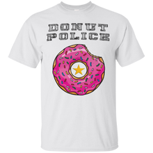 Donut-Police-T-Shirt-Officer-Law-Crime-Foodie-Graphic-Tee
