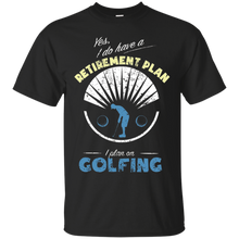 Golfing-Retirement-Plan-Golf-Gag-Gift-Golf-Shirt