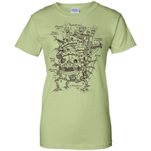 HOWL'S-MOVING-CASTLE-PLAN-T-SHIRT