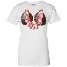Hawaiian-Luau-Tiki-Coconut-Bra-Flower-Lei-Tee-Shirt-Costume