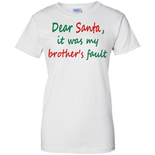 Dear-Santa-It-Was-My-Brother's-Fault-Funny-Christmas-T-shirt