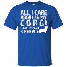 Corgi-Shirt-All-I-care-about-is-my-Corgi-T-shirt
