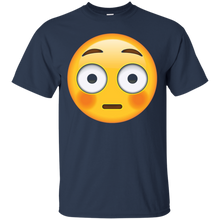 Flushed-Face-Embarrassed-Emoji-T-Shirt