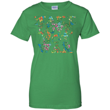 Hip-hop-flower-t-shirt-Make-love-not-war-shirt