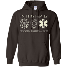 Firefighter-Police-In-this-Family-No-One-Fights-Alone-Tshirt