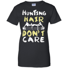 Hunting-Hair-T-shirt---Dont-Care-for-Woman-Bow