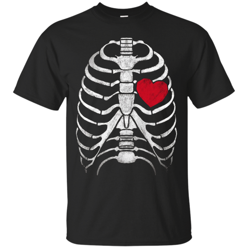 Halloween-Skeleton-Ribcage-With-Heart-Costume-T-Shirt