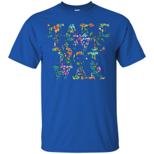 Hip-hop-flower-t-shirt-Make-love-not-war-shirt