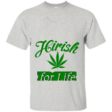 Hirish-For-Life-Marijuana-Pot-Leaf-T-shirt-Irish-Weed-smoke