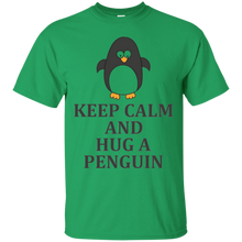 Cool-Design-KEEP-CALM-AND-HUG-A-PENGUIN-T-shirt