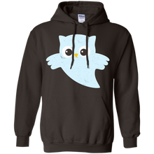 Cute-Ghost-Halloween-Owl---Distressed-Vintage-Print-Shirt
