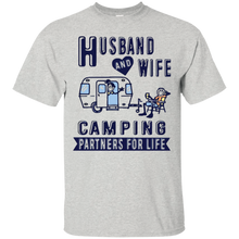 Husband-and-Wife-Camping-Partners-For-Life-TShirt