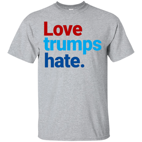 Colorful-Love-trumps-hate-T-Shirt-Bernie-Sanders-Clinton