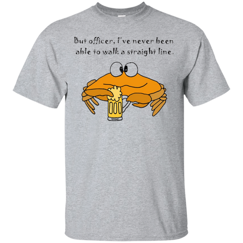 Funny-Funky-Crab-Drinking-Beer-T-Shirt