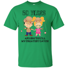 Funny-50th-Anniversary-Mens-Gift-Greatest-Catch-T-shirt