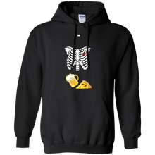 Halloween-Skeleton-Maternity-Pizza-_amp_-Beer-T-Shirt-costume