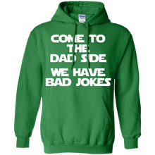 Come-To-The-Dad-Side-We-Have-Bad-Jokes-T-Shirt-funny-saying