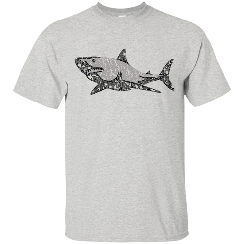 Great-White-Shark-Vintage-Look-T-Shirt