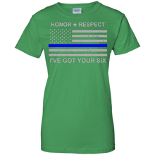 Honor-Respect---I've-Got-Your-Six---Thin-Blue-Line-Tshirt