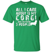 Corgi-Shirt-All-I-care-about-is-my-Corgi-T-shirt
