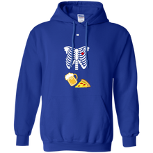 Halloween-Skeleton-Maternity-Pizza-_amp_-Beer-T-Shirt-costume