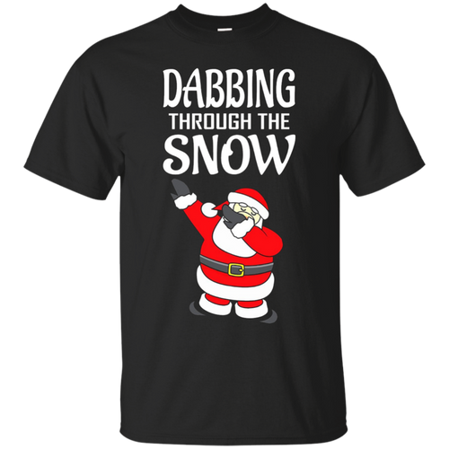 Dabbing-Through-The-Snow-Funny-Christmas-Holiday-T-Shirt