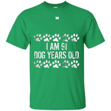 I-Am-91-Dog-Years-Old-Funny-13th-Birthday-T-Shirt