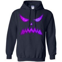 Creepy-Purple-Galaxy-Pumpkin-Face-T-Shirt