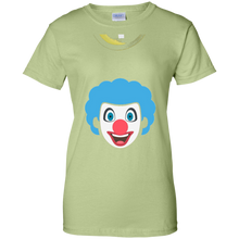 Clown-Emoji-T-Shirt-Red-Nose-Painted-Face-Happy-Smile