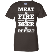 Grill-Meat-BBQ-Lover-T-Shirt-Meat-_amp_-Fire-_amp_-Beer-_amp_-Repeat