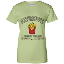 Exercise-I-Thought-You-Said-Extra-Fries-Food-Fit-Tee-Shirt
