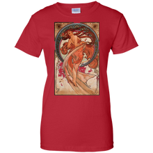 Girly-Dancer-Victorian-Art-Nouveau-Alphonse-Mucha-T-shirt