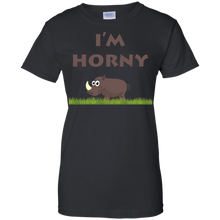 Cool-Design-I'm-Horny---Funny-Rhino-Shirt