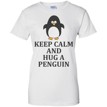 Cool-Design-KEEP-CALM-AND-HUG-A-PENGUIN-T-shirt