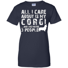 Corgi-Shirt-All-I-care-about-is-my-Corgi-T-shirt