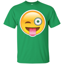 FACE-WITH-STUCK-OUT-TONGUE-AND-WINKING-EYE-Emoji-T-Shirt