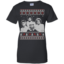 Golden-Girls-Queens-Ugly-Christmas-Sweater-T-Shirt