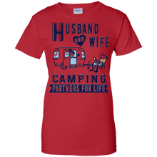 Husband-and-Wife-Camping-Partners-For-Life-TShirt