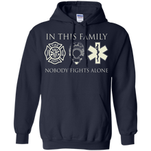 Firefighter-Police-In-this-Family-No-One-Fights-Alone-Tshirt