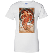 Girly-Dancer-Victorian-Art-Nouveau-Alphonse-Mucha-T-shirt