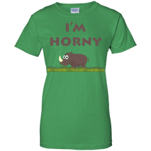 Cool-Design-I'm-Horny---Funny-Rhino-Shirt