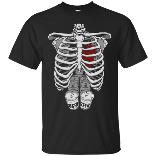Halloween-Skeleton-Beer-Xray-Funny-Costume-T-Shirt