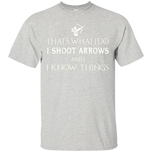 Funny-Archery-TShirt-Store---I-Shoot-Arrows-and-I-Know-Thin